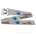 Double Side Printing Loxicom Silk Screen Printing Promotional Lanyards For Sport Meeting